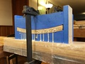 Laminating Side Rails of Base